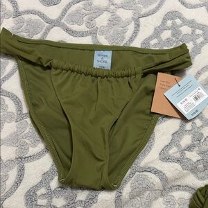 Shade & Shore Olive Green Bikini Bottom